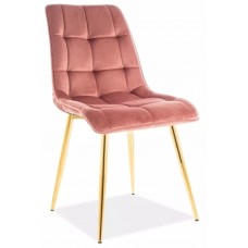 Chic Gold Velvet Antique Rose